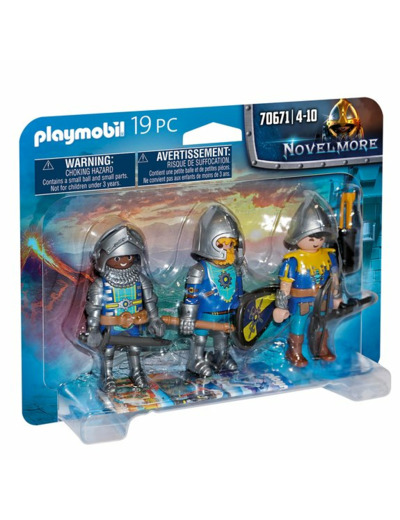 3 Chevaliers Novelmore Playmobil Novelmore 70671