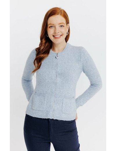 Cardigan Zippé