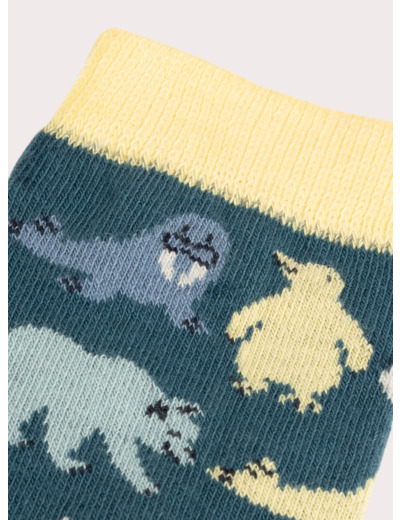 Chaussettes à motif animaux polaires pour garçon