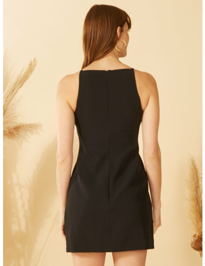 Robe courte sans manches - noir