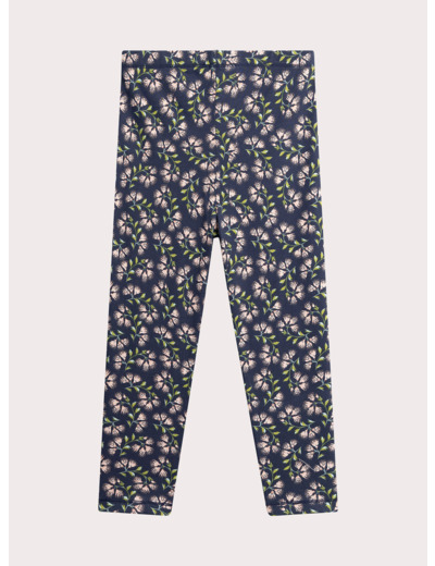 Legging imprimé fleuri pour fille