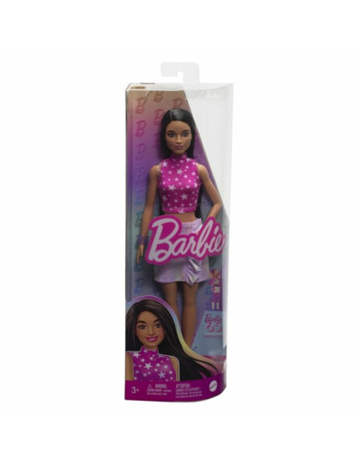 Barbie - poupée fashsionista avec top étoiles