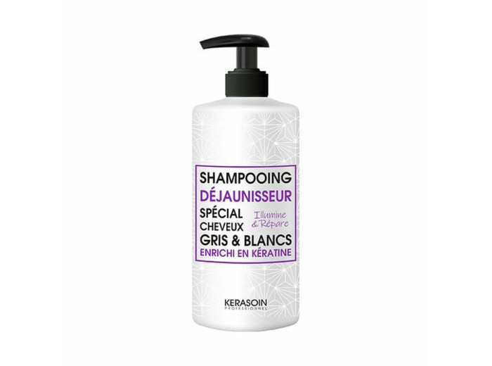 Shampooing déjaunisseur pour cheveux gris et blancs 1000ml