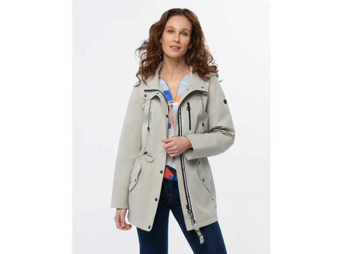 Parka gris clair