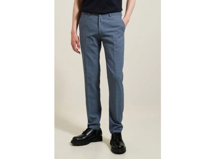 Pantalon de costume slim - Bleu