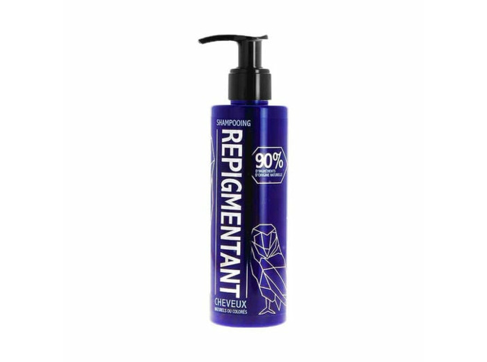 Shampooing repigmentant bleu