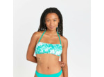 Haut de maillot de bain bandeau Femme - Lori borneo vert