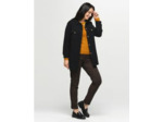 Jegging 7/8e noir et ocre