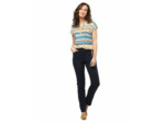 Pantalon bleu slim coton