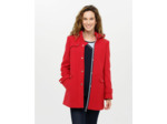 Manteau rouge 70% laine