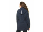 Parka longue bleu marine