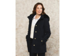 Manteau laine marine