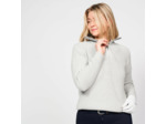 Pull golf 1/2 ZIP Femme - MW500 gris