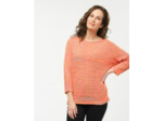 Pull corail chiné