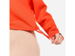 Sweat de fitness crop femme, orange