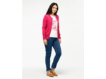 Gilet filet fuchsia