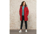 Parka longue rouge