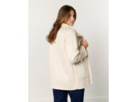 Manteau court uni ECRU Femme