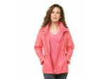 Parka courte rouge corail