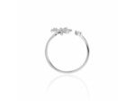 Bague CLEOR en Argent 925/1000 et Oxyde Blanc