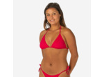 Haut de maillot de bain femme triangle coulissant mae rouge