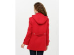 Manteau rouge 70% laine