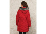 Parka longue rouge