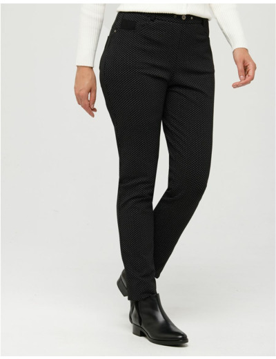 Jegging noir fantaisie