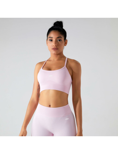 Brassière Sculpt Scrunch - Rose pale