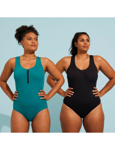 Maillot de bain 1 pièce aquagym-aquabike femme Lio bleu