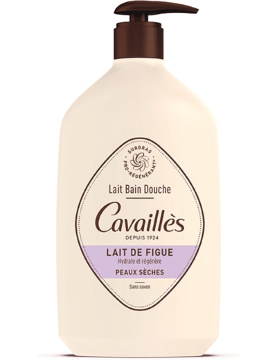 Rogé Cavaillès Lait Bain Douche Lait de figue Peaux sèches 1 litre