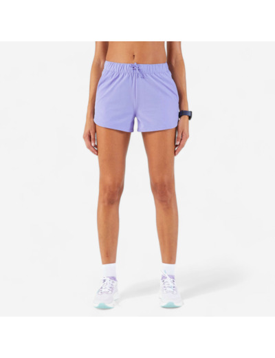 Short running & trail respirant femme - kiprun run 500 dry violet