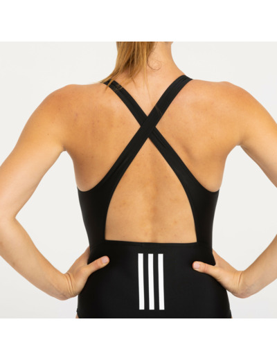 Maillot de Bain Natation 1 Pièce Femme ADIDAS 3-STRIPES Noir