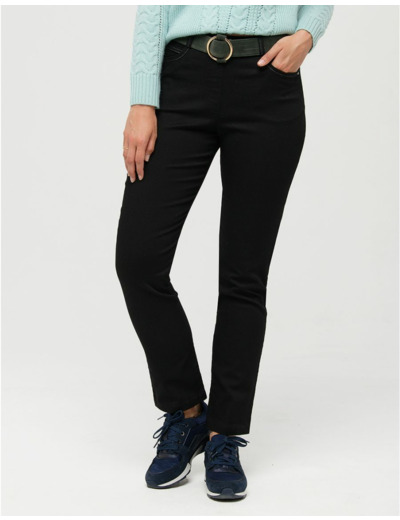 Jegging 7/8ème noir coton