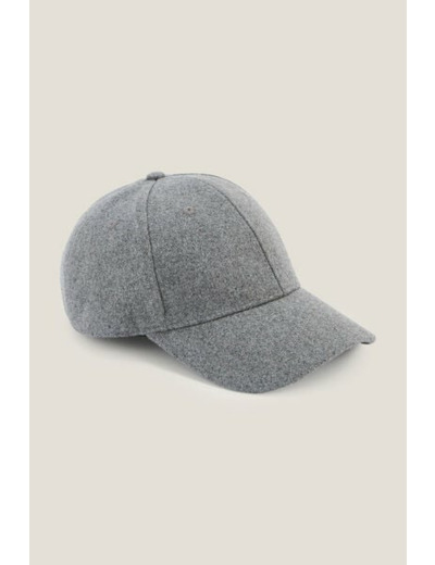 Casquette en flanelle - Gris moyen