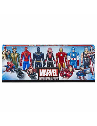 7 figurines Marvel Avengers Titan Hero