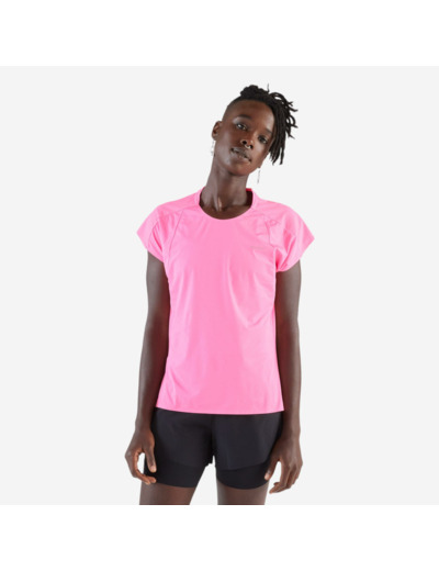 T-shirt de Running léger Femme - KIPRUN Run 900 Light rose