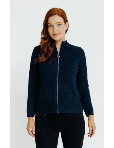 Cardigan Zippé