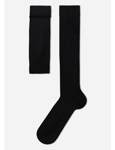 Chaussettes longues avec cachemire pour homme