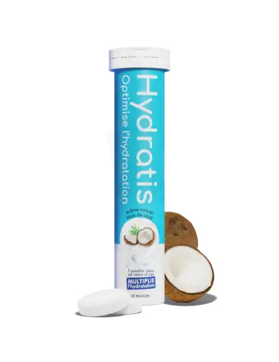 Hydratis Pastilles Effervescentes Noix De Coco T/20