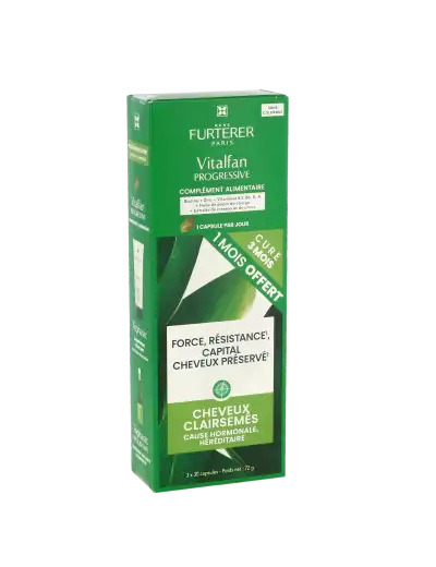 René Furterer Vitalfan Antichute Progressive Sans Colorant 3x30 Caps