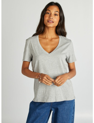 T-shirt basique - Gris