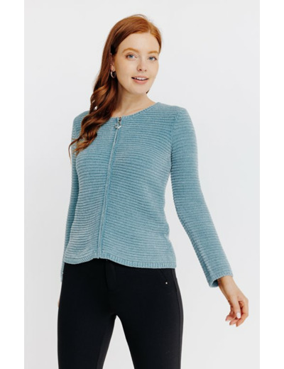 Cardigan Zippé