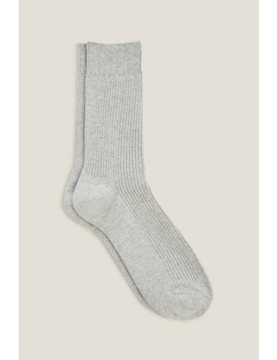 Chaussettes hautes - Gris moyen