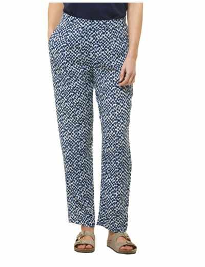 Pantalon fluide bleu