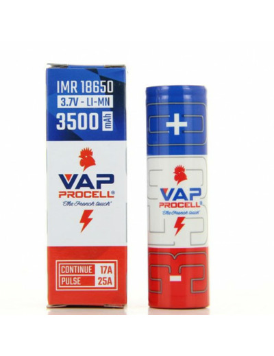 Accu 25A 18650 3500mah IMR Vap Procell