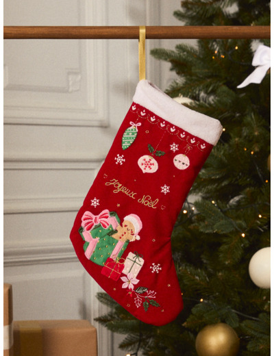 Chaussette de noël décorative