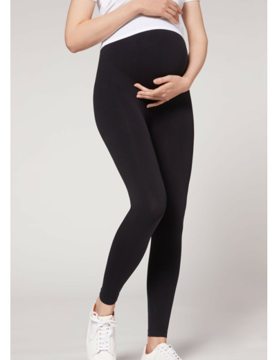 Legging Opaque 100 Deniers en Microfibre Maternité