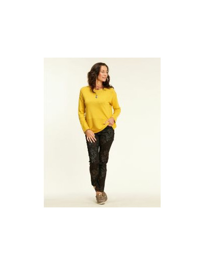 Pull tunique ocre