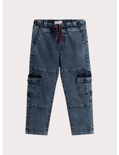 Jean denim cargo pour garçon